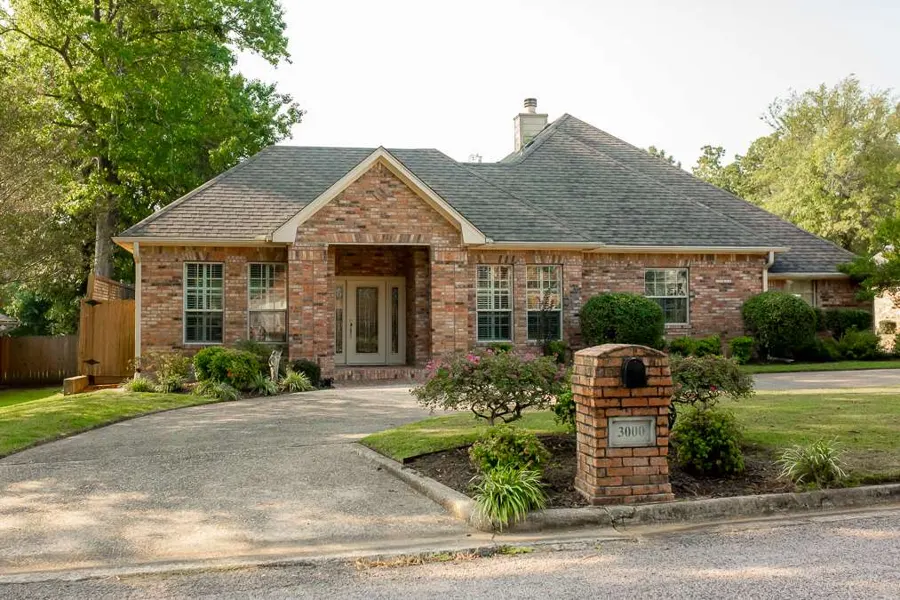 Brick home after washing